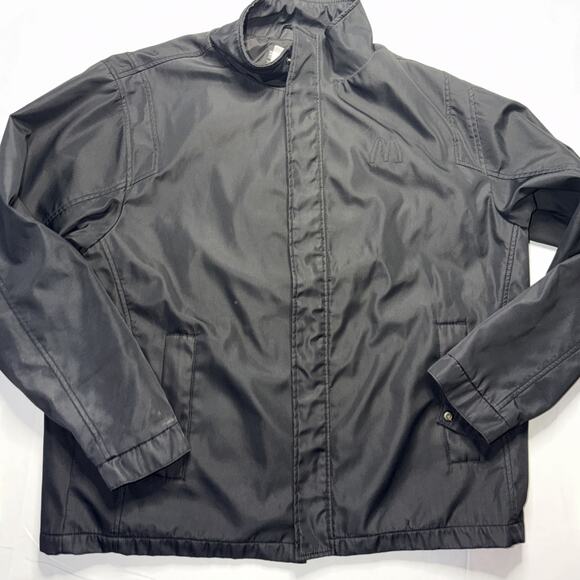 McDonalds Apparel Collection Employee Jacket Coat Womens Size XL Black - Picture 1 of 7